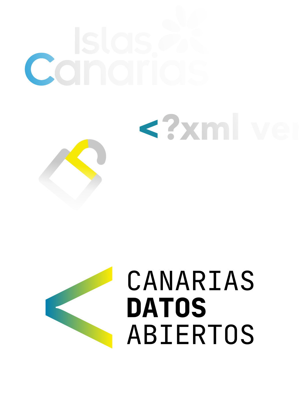 El origen del logo, Canarias Datos Abiertos